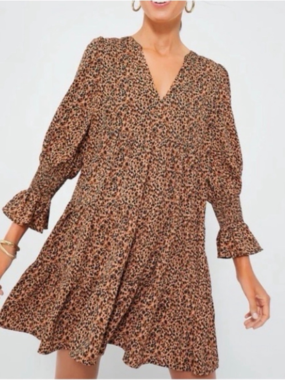 Tuckernuck Pomander Place Kenzo Leopard Dress  Size L - Picture 3 of 15